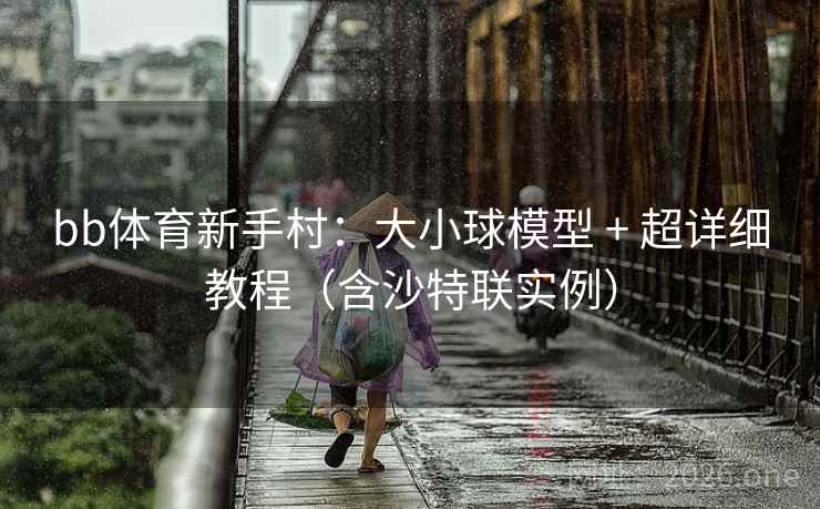 bb体育新手村：大小球模型 + 超详细教程（含沙特联实例）  第2张